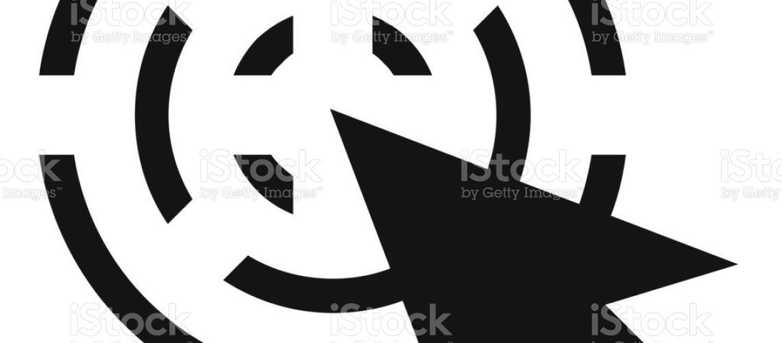 Cursor interactive icon. Simple illustration of cursor interactive vector icon for web